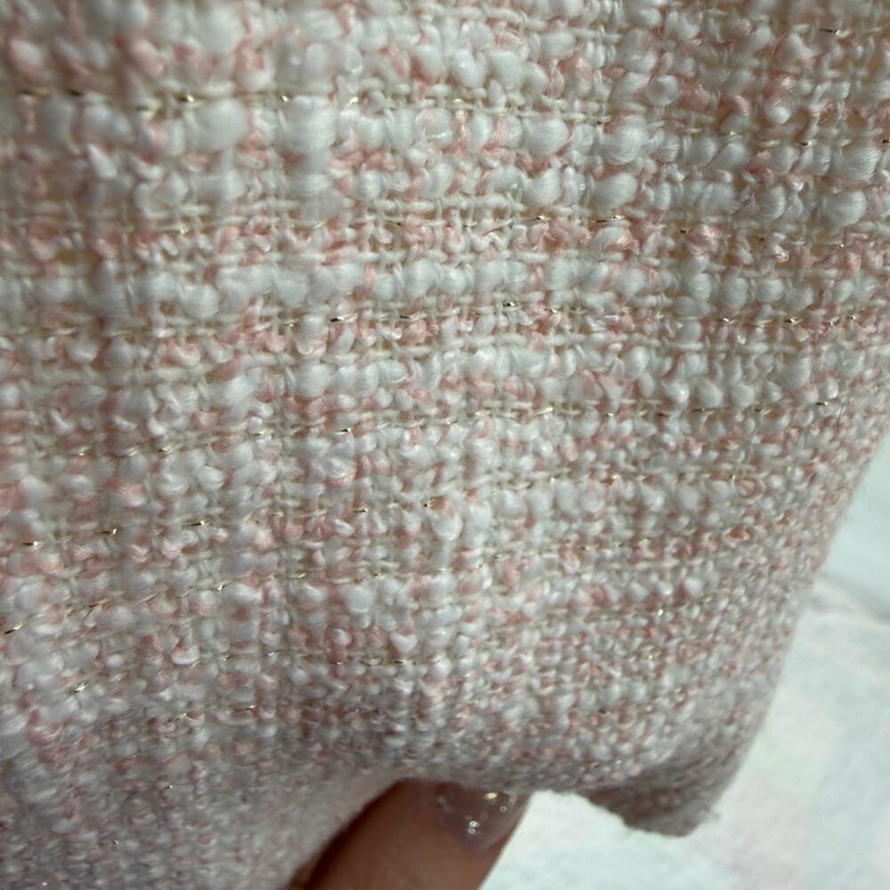 Preston & York Women’s 8 Light Pink, white and gold Tweed feminine Blazer - Picture 13 of 14